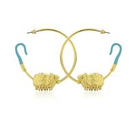 Disney Couture Kingdom - Toy Story - Bo Peep Hoop Earrings Yellow Gold