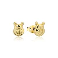 Disney Couture Kingdom - Winnie the Pooh - Pooh Stud Earrings Yellow Gold