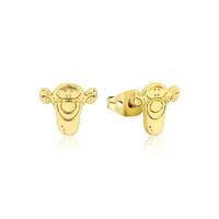 Disney Couture Kingdom - Winnie the Pooh - Tigger Stud Earrings Yellow Gold