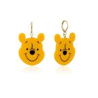 Disney Couture Kingdom - Winnie the Pooh - Oh Bother Drop Earrings Yellow Gold