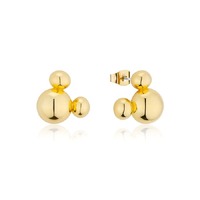 Disney Couture Kingdom - D100 - Mickey Mouse Statement Stud Earrings Yellow Gold