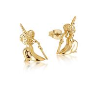 Disney Couture Kingdom - Mulan - Stud Earrings Yellow Gold