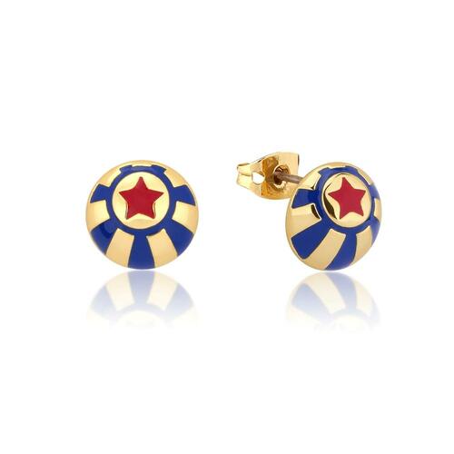 Disney Couture Kingdom - Dumbo - Circus Ball Stud Earrings Yellow Gold