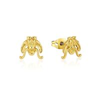 Disney Couture Kingdom - Mulan - Mushu Stud Earrings Yellow Gold