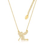 Disney Couture Kingdom - Tinker Bell - Crystal Necklace Gold