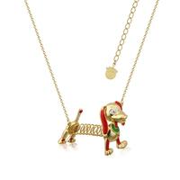 Disney Couture Kingdom - Toy Story - Slinky Dog Necklace Yellow Gold