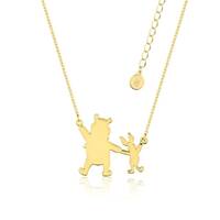 Disney Couture Kingdom - Winnie the Pooh - Pooh & Piglet Necklace Yellow Gold