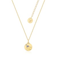 Disney Couture Kingdom - Fantasia - Sorcerer Mickey Medallion Necklace Yellow Gold