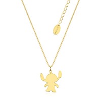 Disney Couture Kingdom - Lilo & Stitch - Silhouette Necklace Yellow Gold
