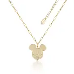 Disney Couture Kingdom - Mickey Mouse - Classic Face Necklace Yellow Gold