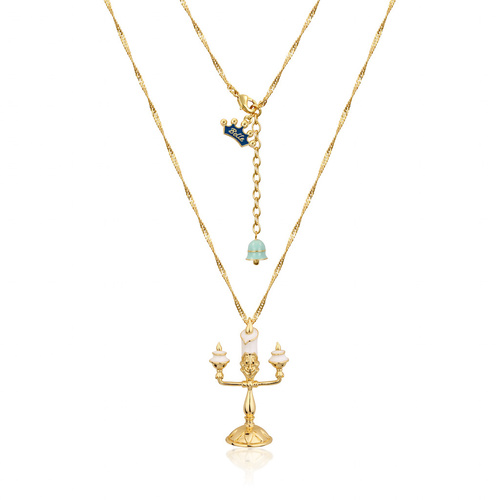 Disney Couture - Beauty and the Beast - Lumiere Necklace Yellow Gold