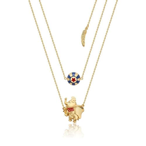 Disney Couture Kingdom - Dumbo - Circus Ball Necklace Yellow Gold