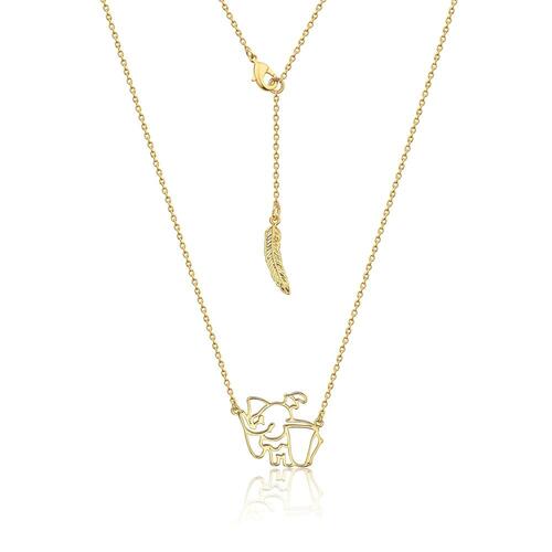 Disney Couture Kingdom - Dumbo - Outline Necklace Yellow Gold