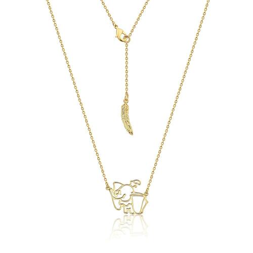 Disney Couture Kingdom - Dumbo - Outline Necklace Yellow Gold