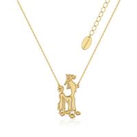 Disney Couture Kingdom - The Emperor's New Groove - Kuzco Llama Necklace Yellow Gold