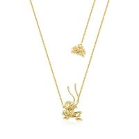 Disney Couture Kingdom - Mulan - Cri-Kee Necklace Yellow Gold