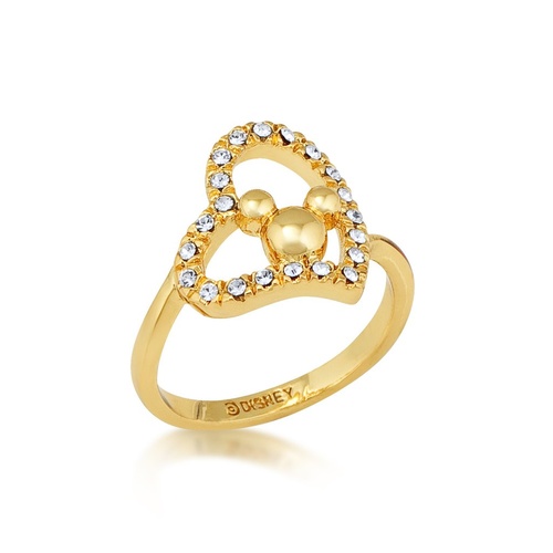 Disney Couture Kingdom - Minnie Mouse - Minnie Loves Mickey Ring Yellow Gold Small