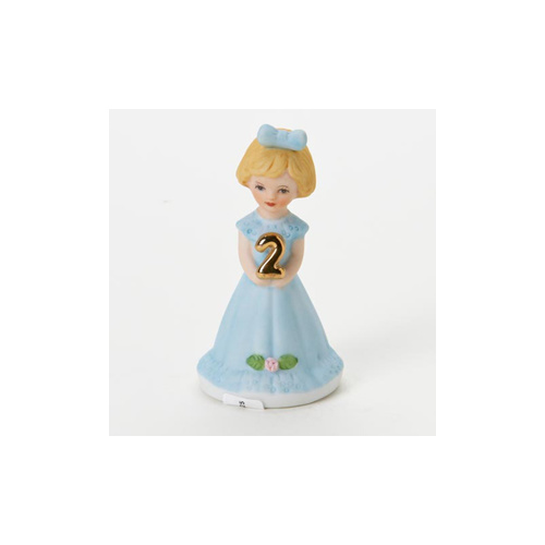 Growing Up Girls - Blonde Age 2 Cake Topper