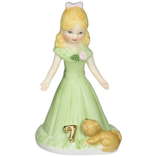 Growing Up Girls - Blonde Age 7 Cake Topper