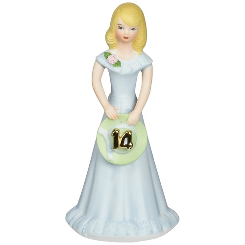 Growing Up Girls - Blonde Age 14 Cake Topper