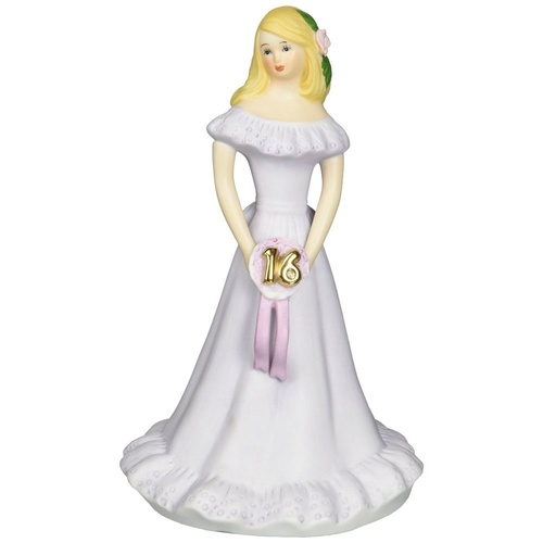 Growing Up Girls - Blonde Age 16 Musical Cake Topper