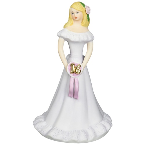 Growing Up Girls - Blonde Age 16 Cake Topper