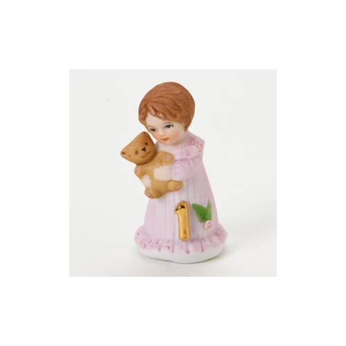 Growing Up Girls - Brunette Age 1 Cake Topper