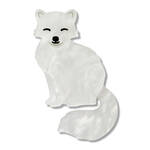 Erstwilder - The Rarest Kind - Arctic Fox Simplified Mini Brooch