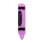 Erstwilder Arts & Crafts - Crayon Simplified Mini Brooch - Purple