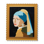 Erstwilder Arts & Crafts - Vermeer Simplified Mini Brooch