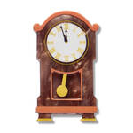 Erstwilder - Pete Cromer Fairy Tales - Clock Simplified Mini Brooch