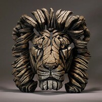 Edge Sculpture - Lion Bust