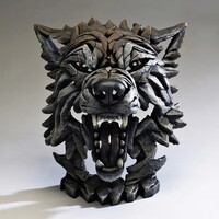 Edge Sculpture - Wolf Bust
