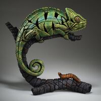 Edge Sculpture - Chameleon Figure
