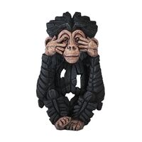 Edge Sculpture - Baby Chimp See No Evil Figure