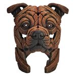 Edge Sculpture - Staffordshire Bull Terrier Bust