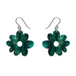 Erstwilder - Fan Favourites - Flower Drop Earrings - Green