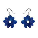 Erstwilder - Fan Favourites - Flower Drop Earrings - Blue