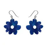 Erstwilder - Fan Favourites - Flower Drop Earrings - Blue