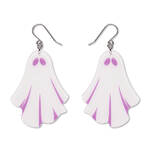 Erstwilder - Midnight Mischief - Ghostie Drop Earrings - White