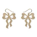 Erstwilder - Celebrations - Bows Drop Earrings - Gold