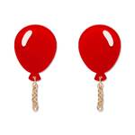 Erstwilder - Celebrations - Balloons Drop Earrings - Red