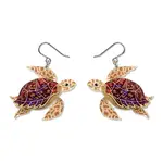 Erstwilder - The Rarest Kind - Hawksbill Turtle Drop Earrings