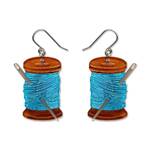 Erstwilder Arts & Crafts - Thread the Needle Drop Earrings