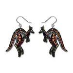 Erstwilder x Brooke Sutton - Matjumpa Ritjinguthinha (Kangaroo) Drop Earrings