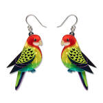 Erstwilder - Royal Botanic Gardens Victoria - Eastern Rosella Drop Earrings