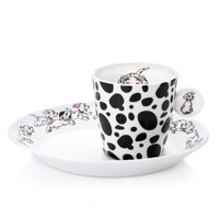 English Ladies 101 Dalmatians - Espresso Cup and Saucer