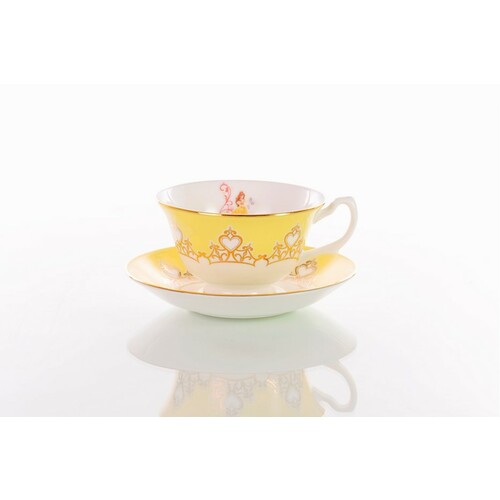 English Ladies Beauty And The Beast - Belle - Cup And Saucer - Tea Set