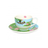 English Ladies Mickey and Minnie Mouse Summer - Cup And Saucer - Tea Set