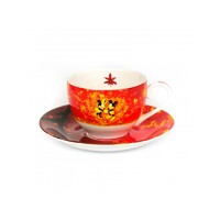 English Ladies Mickey and Minnie Mouse Autumn - Cup And Saucer - Tea Set